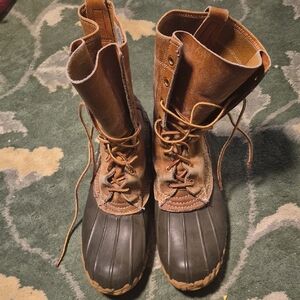L.L. Bean Brown and Black Men's Boots